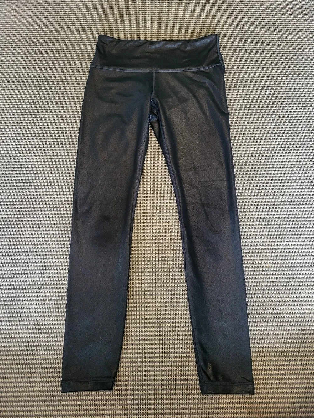 Athleta Elation Shimmer Tight Leggings XS Black Powervita High Rise
